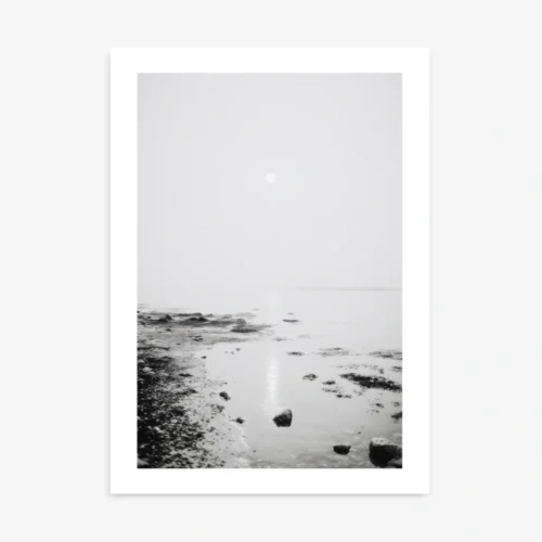 Still Water | Black and White Coastal Photography Print