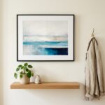 Fine Art Print — blue-art-prints, white-art-prints print