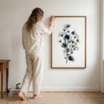 Translucent Botanical X-Ray Print — Botanical Art Print, Vertical Art Print print