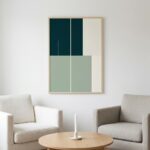 Fine Art Print — color-block-art, green print