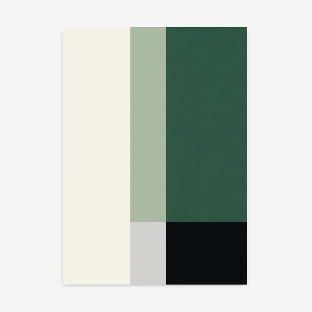 Fine Art Print — color-block-art, green print