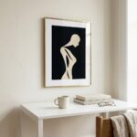 Fine Art Print — people-and-figures-art-print, beige-art-prints print