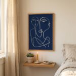 Fine Art Print — blue-art-prints, people-and-figures-art-print print