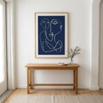 Fine Art Print — blue-art-prints, people-and-figures-art-print print