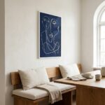 Fine Art Print — blue-art-prints, people-and-figures-art-print print