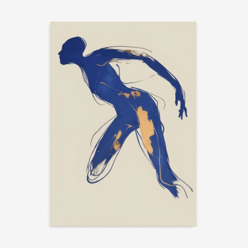 Fine Art Print — people-and-figures-art-print, blue-art-prints print