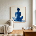 Fine Art Print — blue-art-prints, people-and-figures-art-print print