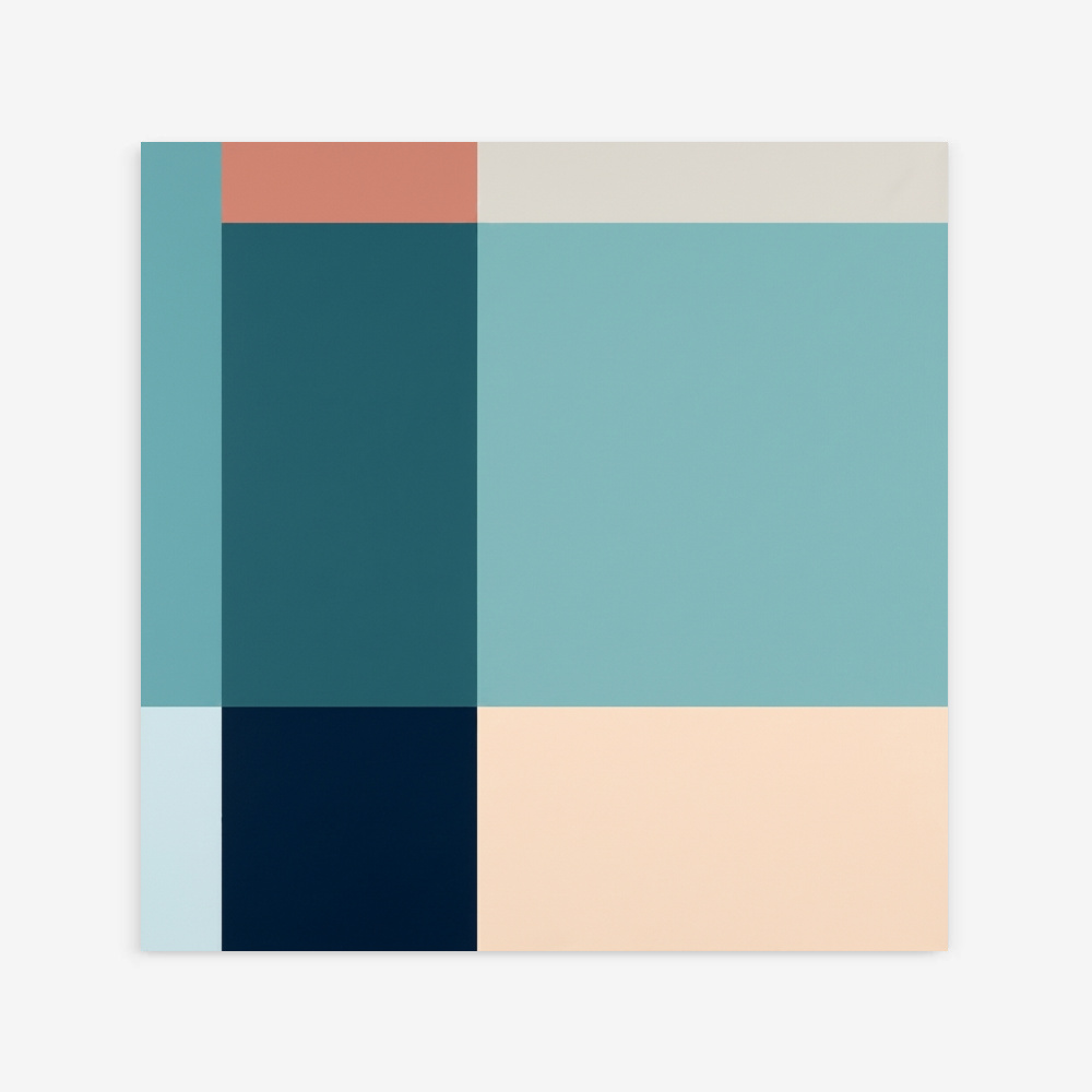 Fine Art Print — color-block-art, blue-art-prints print