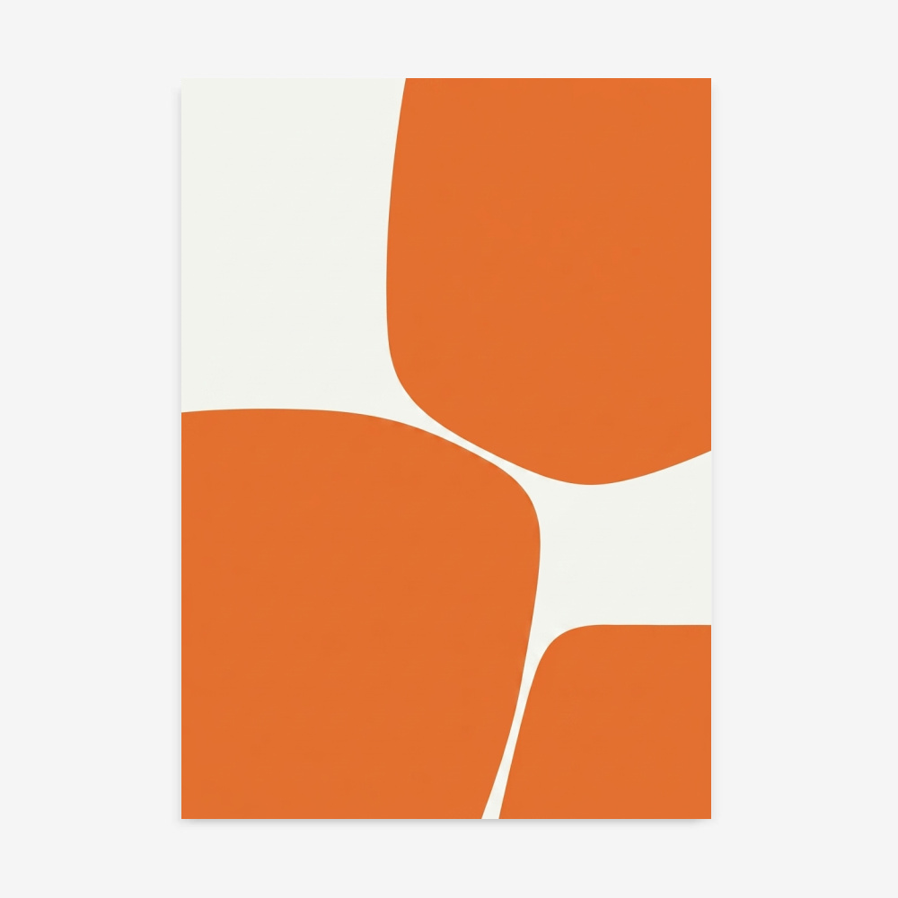 Fine Art Print — orange-art-prints, terracotta-wall-art print