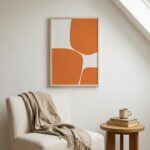 Fine Art Print — orange-art-prints, terracotta-wall-art print