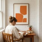 Fine Art Print — orange-art-prints, terracotta-wall-art print