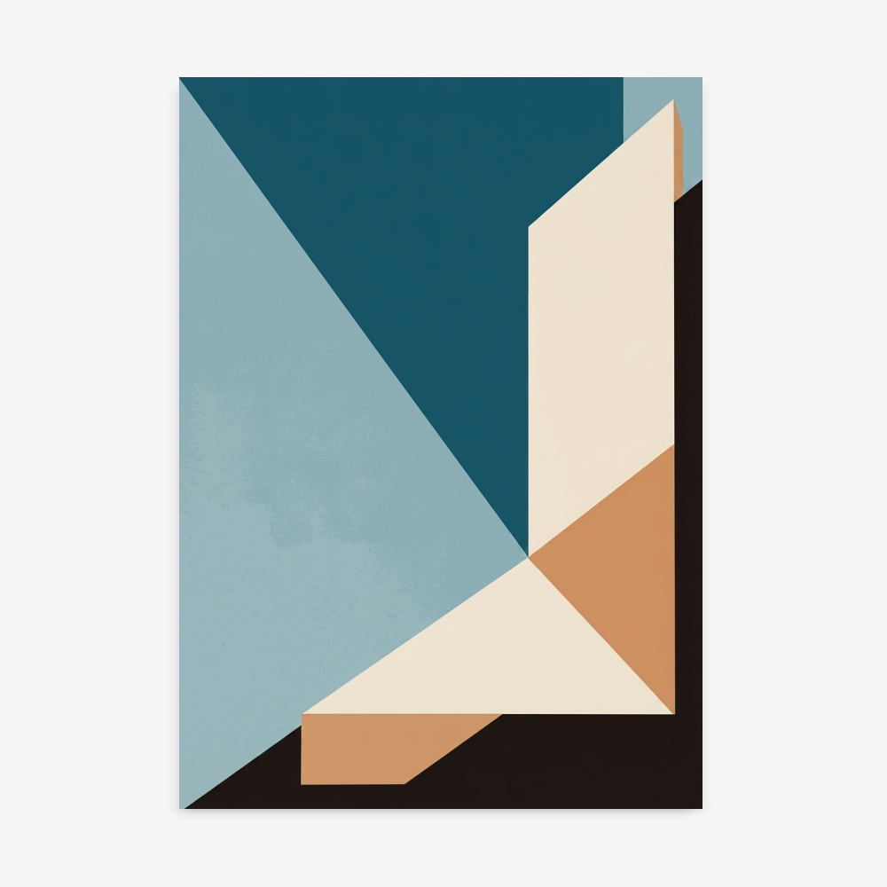 Fine Art Print — blue-art-prints, brown-art-prints print