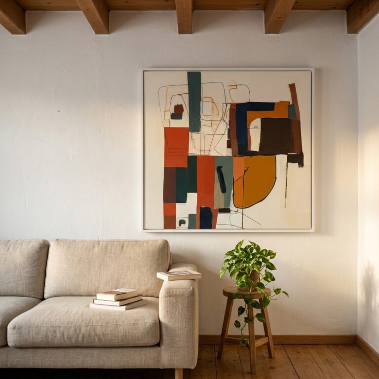 Fine Art Print — square-art-prints, color-block-art print