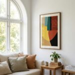 Fine Art Print — vertical-art-print, mid-century-modern-art-prints print