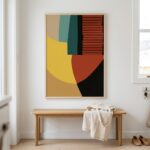Fine Art Print — vertical-art-print, mid-century-modern-art-prints print