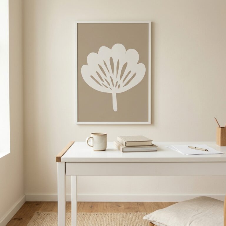 Fine Art Print — botanical-art-print, beige-art-prints print