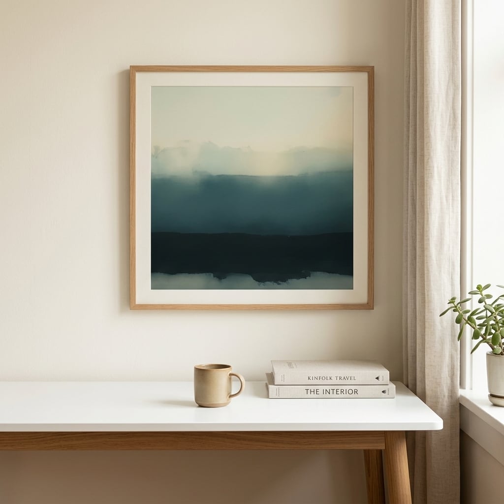 Fine Art Print — square-art-prints, blue-art-prints print