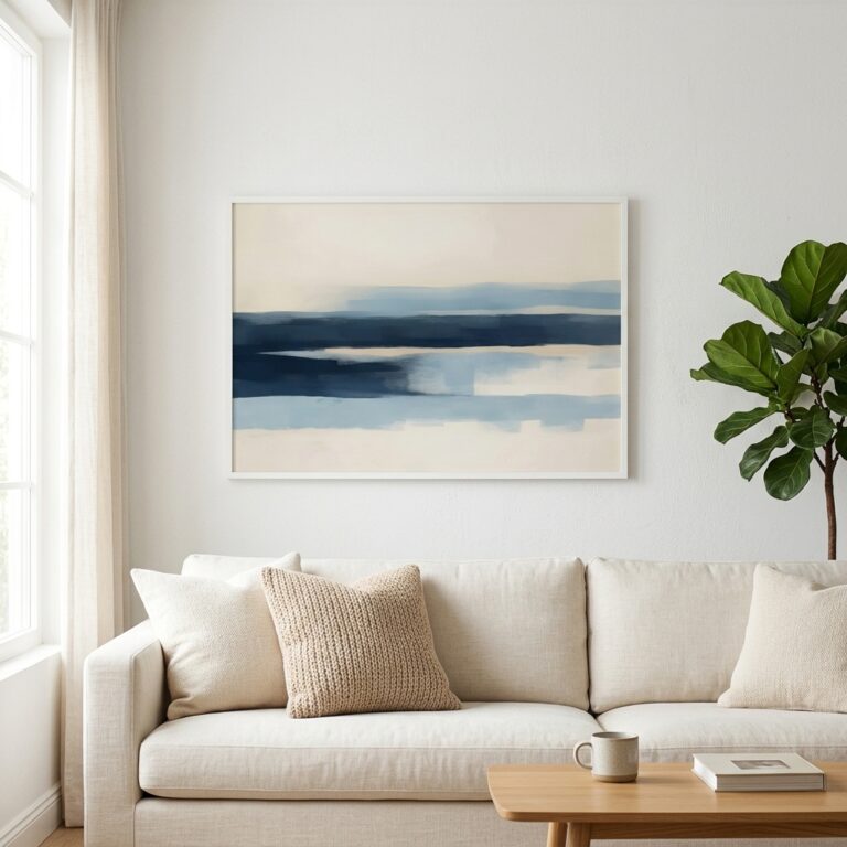Fine Art Print — blue-art-prints, neutral-art-prints print