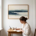 Fine Art Print — blue-art-prints, grey-art-prints print
