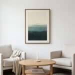 Fine Art Print — vertical-art-print, blue-art-prints print