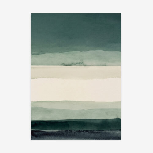 Fine Art Print — vertical-art-print, ink-wash-art-prints print