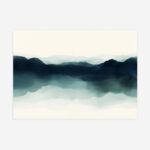 Fine Art Print — blue-art-prints, grey-art-prints print
