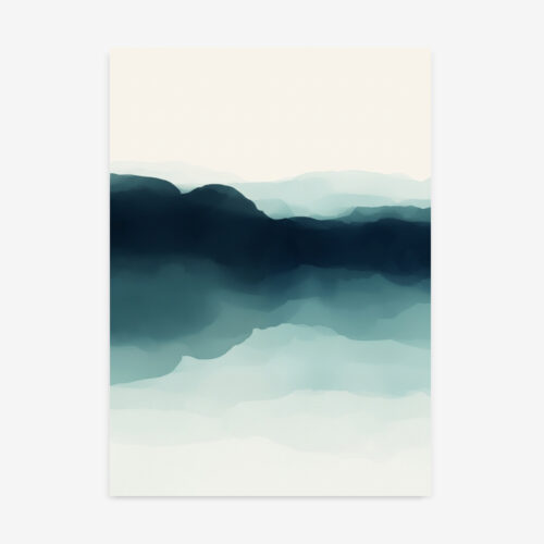 Fine Art Print — blue-art-prints, landscape-art-prints print