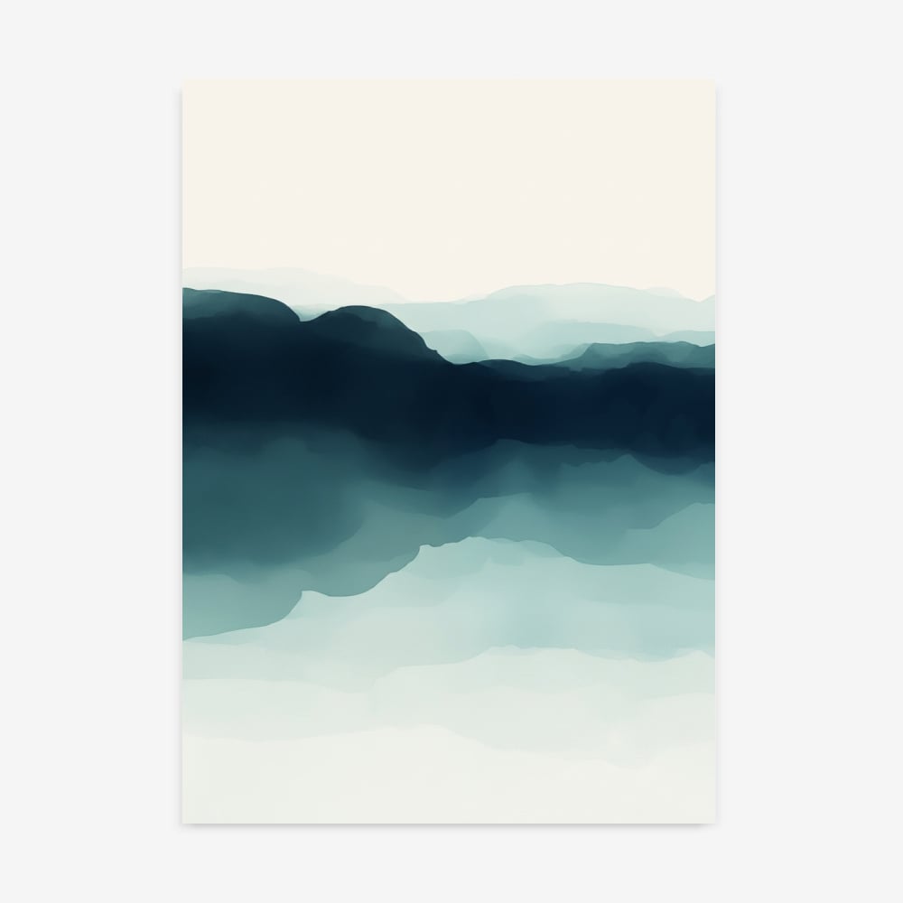 Fine Art Print — blue-art-prints, landscape-art-prints print
