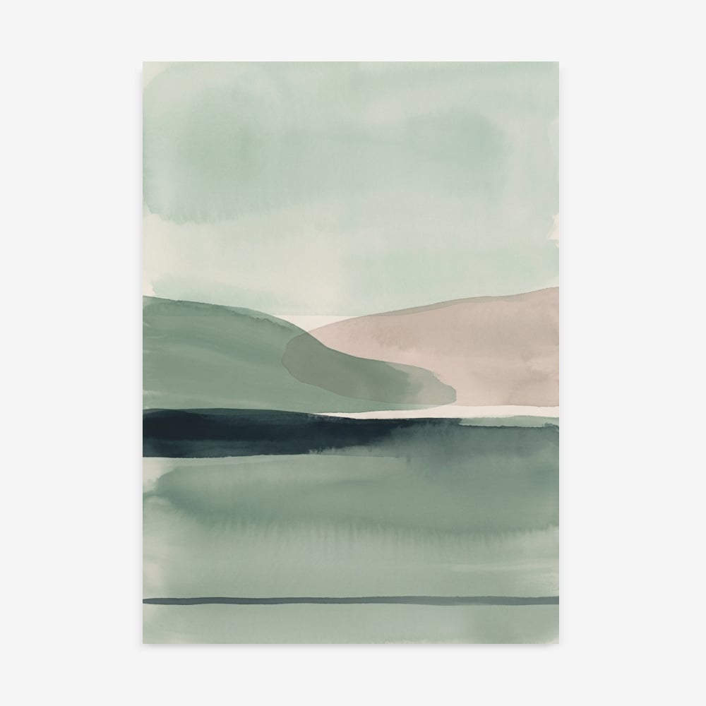 Fine Art Print — green, landscape-art-prints print