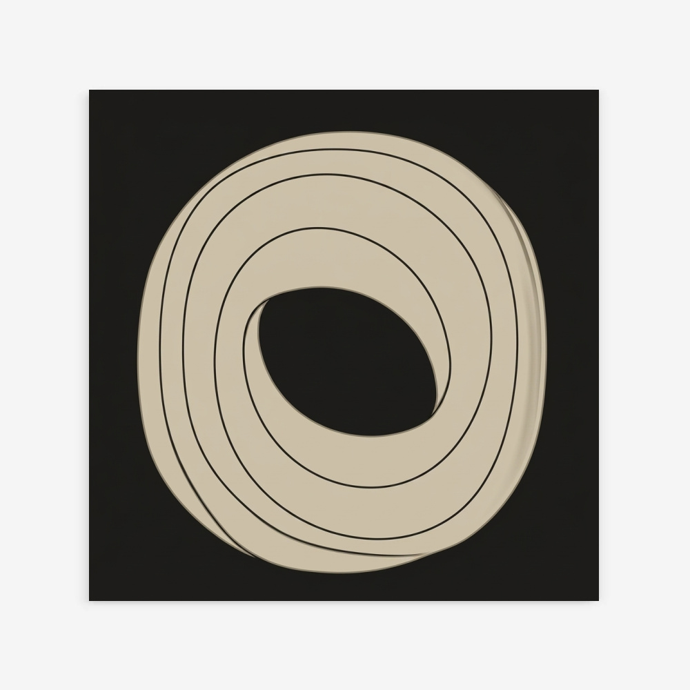 Fine Art Print — abstract-shapes, beige-art-prints print