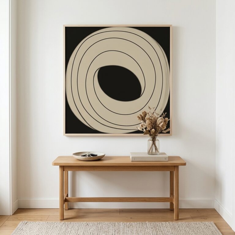Fine Art Print — abstract-shapes, beige-art-prints print