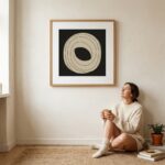 Fine Art Print — abstract-shapes, beige-art-prints print