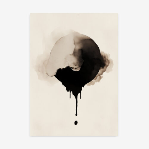 Fine Art Print — ink-wash-art-prints, abstract-shapes print