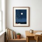 Fine Art Print — blue-art-prints, landscape-art-prints print