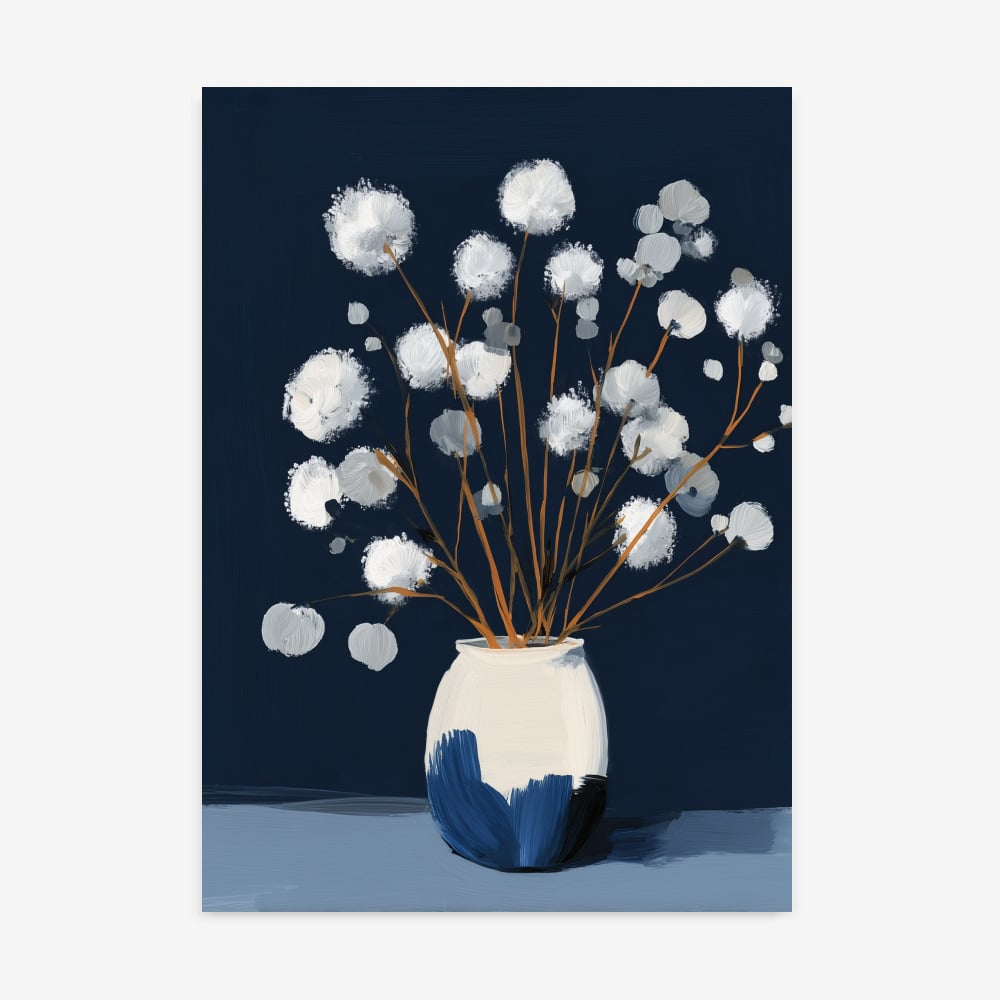 Fine Art Print — botanical-art-print, blue-art-prints print