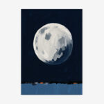 Fine Art Print — blue-art-prints, white-art-prints print