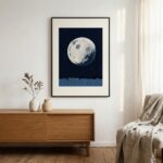 Fine Art Print — blue-art-prints, white-art-prints print