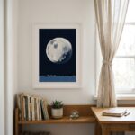 Fine Art Print — blue-art-prints, white-art-prints print