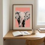 Fine Art Print — animals-art-print, pink-art-prints print
