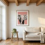 Fine Art Print — animals-art-print, pink-art-prints print