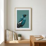 Fine Art Print — animals-art-print, blue-art-prints print
