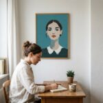 Fine Art Print — people-and-figures-art-print, blue-art-prints print