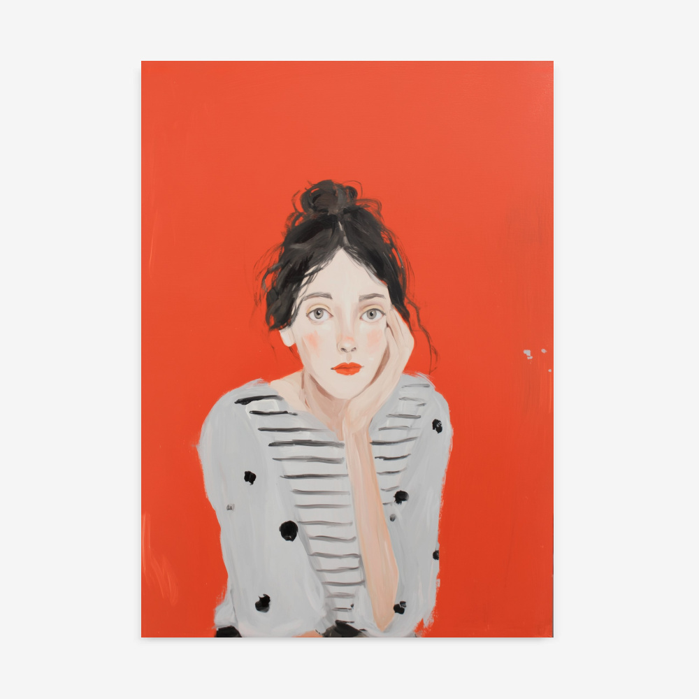 Fine Art Print — people-and-figures-art-print, red-art-prints print