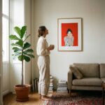 Fine Art Print — people-and-figures-art-print, red-art-prints print