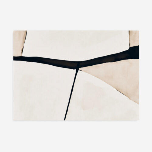 Fine Art Print — abstract-shapes, beige-art-prints print