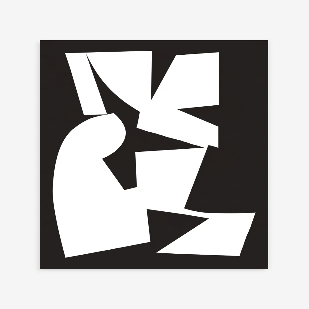Fine Art Print — abstract-shapes, black-art-prints print