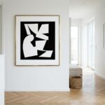 Fine Art Print — abstract-shapes, black-art-prints print