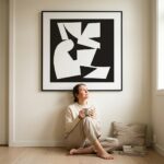 Fine Art Print — abstract-shapes, black-art-prints print