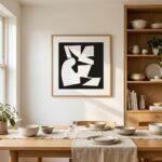 Fine Art Print — abstract-shapes, black-art-prints print