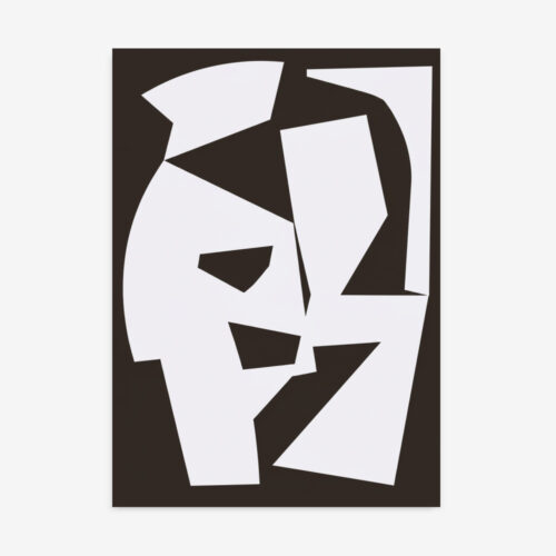 Fine Art Print — abstract-shapes, black-art-prints print